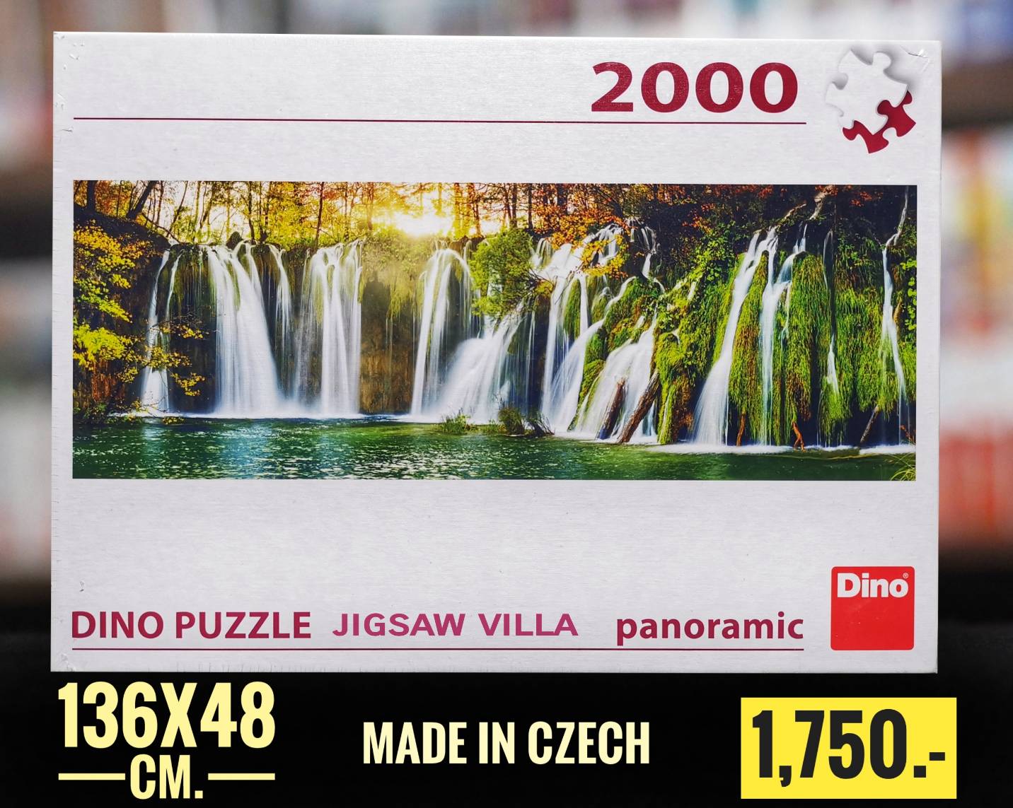 Dino Puzzle - Plitvice Waterfalls, Croatia (Panoramic) 2000 pcs.