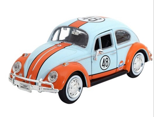 รถโฟล์คเต่า 1966 Volkswagen beetle scale 1:24 โมเดลรถเหล็ก (ปลีก-ส่ง)