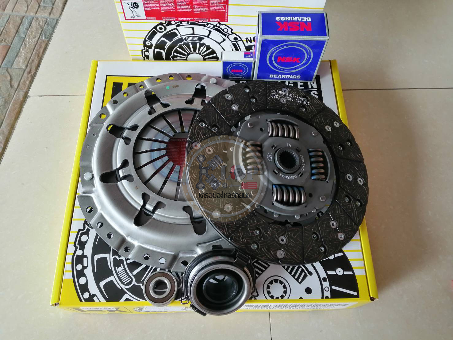 ชุดยกคลัทช์ LUK (ISUZU D-MAX 4JH1, 4JK1, 4JJ1) +แถมลูกปืนปลายเกียร์***
