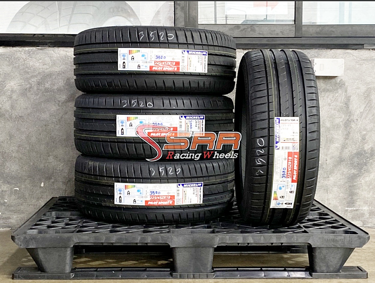 MICHELIN PILOT SPORT4 225/45ZR18 ยางใหม่ ราคาพิเศษ