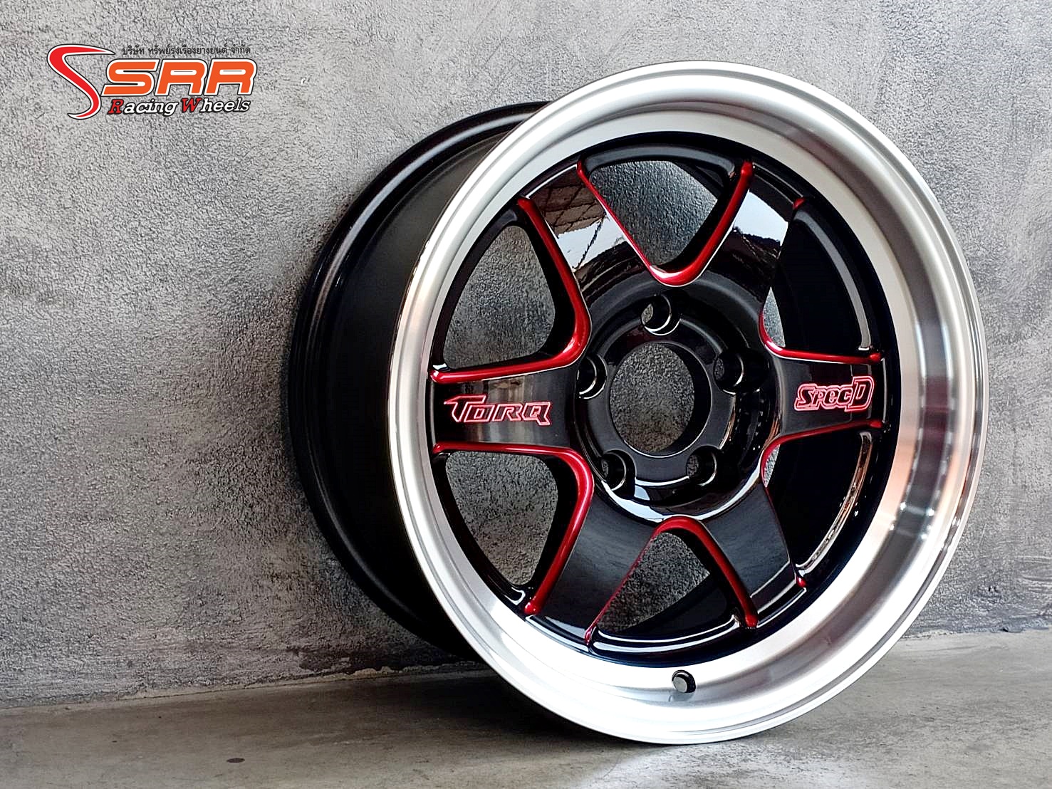 D1S TORQ ขอบ15x7.5 ET+20 5x114.3 BKMR