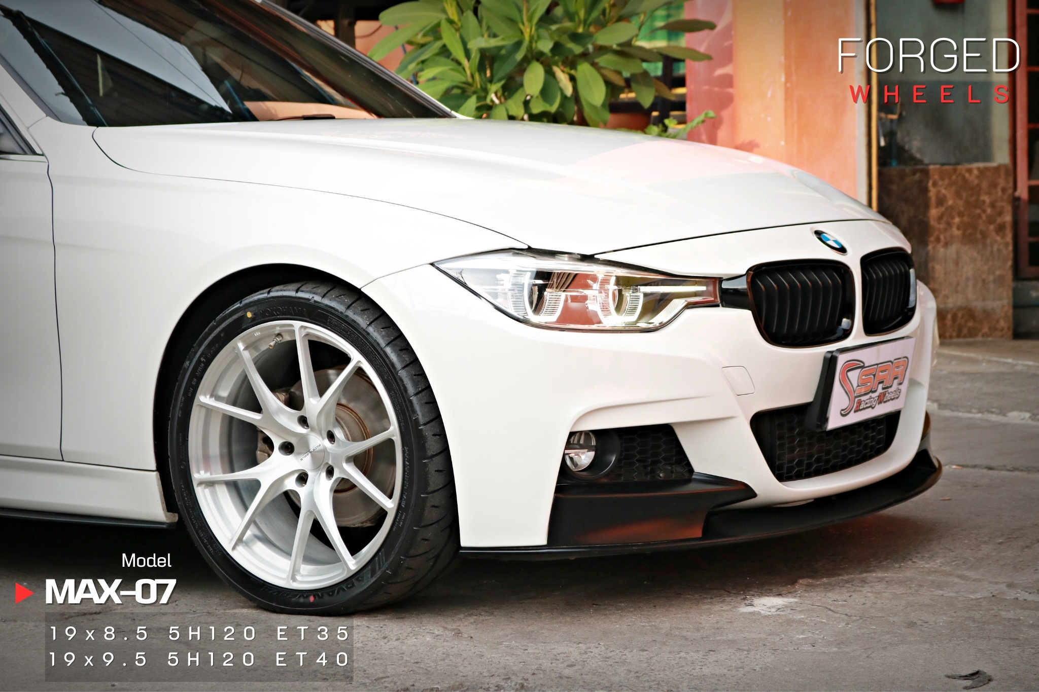 FORGED MAX-07 ขอบ19 5H120 สำหรับใส่รถBMW Series 3