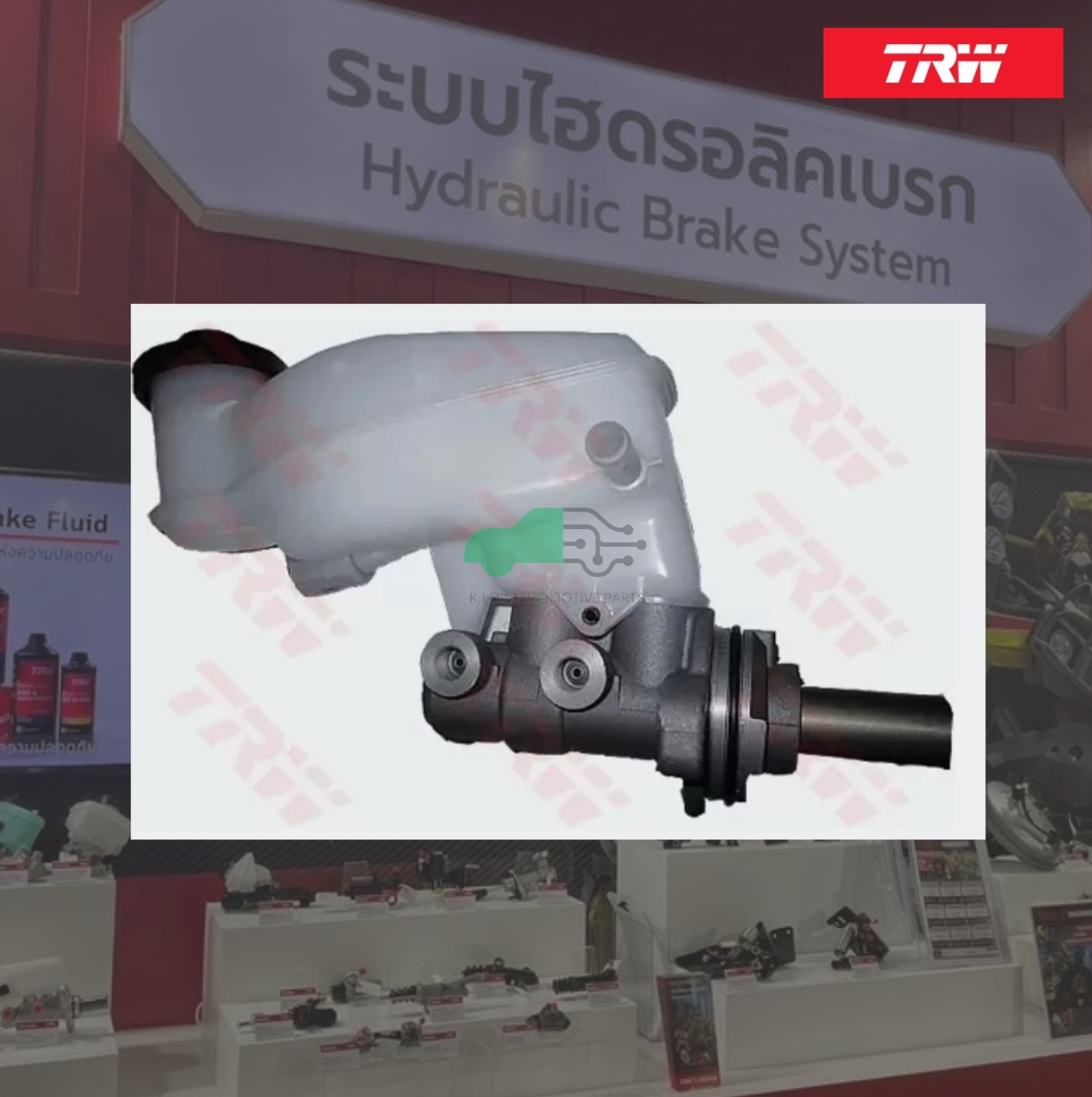 PMA729 แม่ปั๊มเบรก TOYOTA VIOS'07-12 1.5MT(NCP93), YARIS'06-13 1.5MT(NCP91), YARIS1.2MT'13-17(NCP152R) 13/16" หน้าแปลนตรง