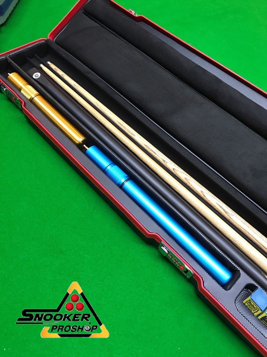 กล่องใส่ไม้คิวท่อนเดียว 3 ด้าม PVC TOP