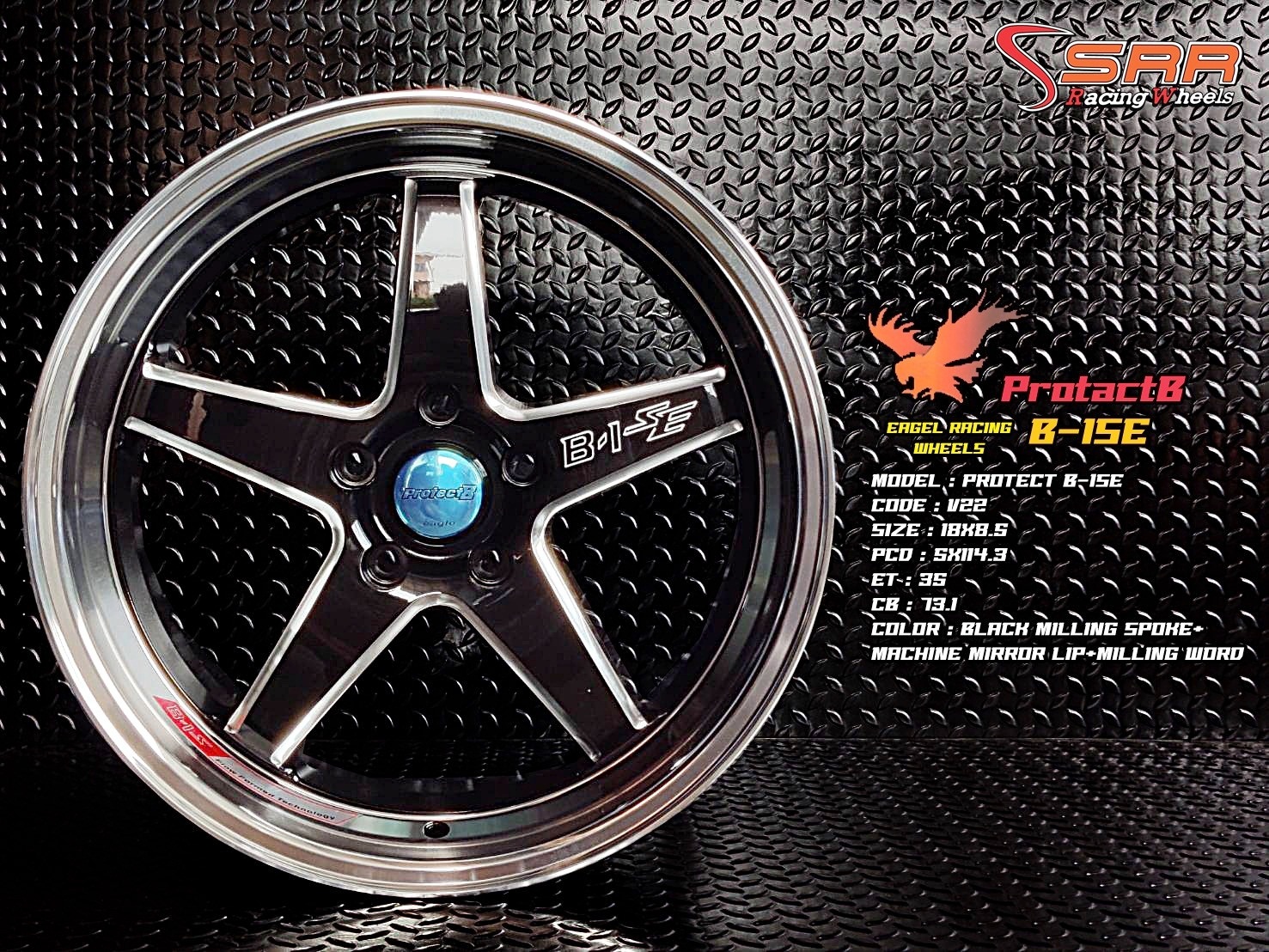 OASIS VIP22 B-1SE ขอบ18 5H114.3 ET35 ราคาพิเศษ