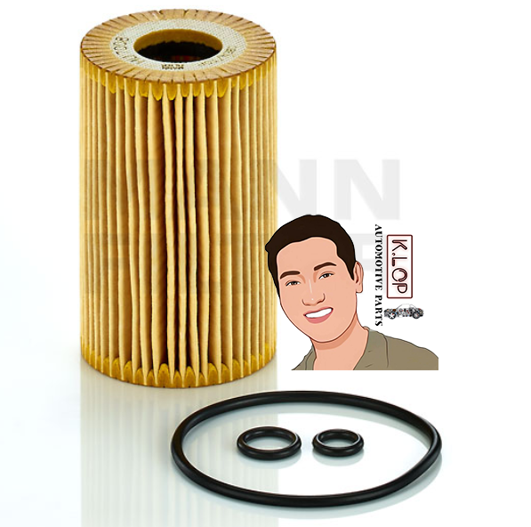 HU7008Z ไส้กรองน้ำมันเครื่อง AUDI A1,A3,A4,Q3,Q5,TT,TTS(8J) TDI / OE : 03L 115 466 : MANN-FILTER แท้นำเข้ายุโรป