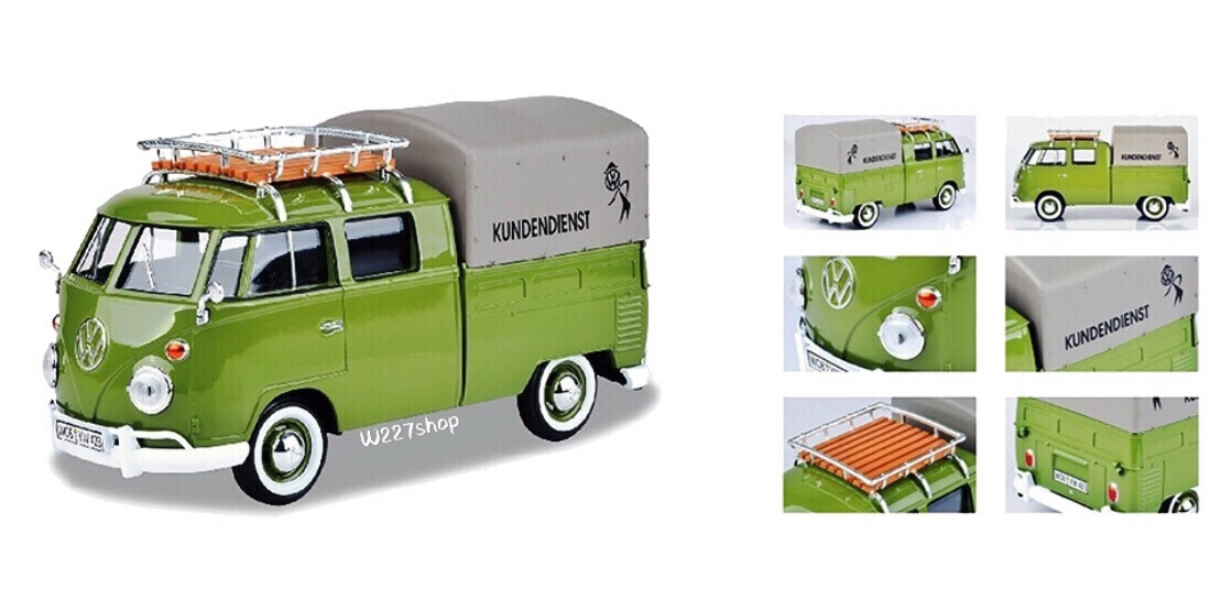 รถโฟล์คตู้ Volkswagen bus scale 1:24 โมเดลรถเหล็ก (ปลีก-ส่ง)
