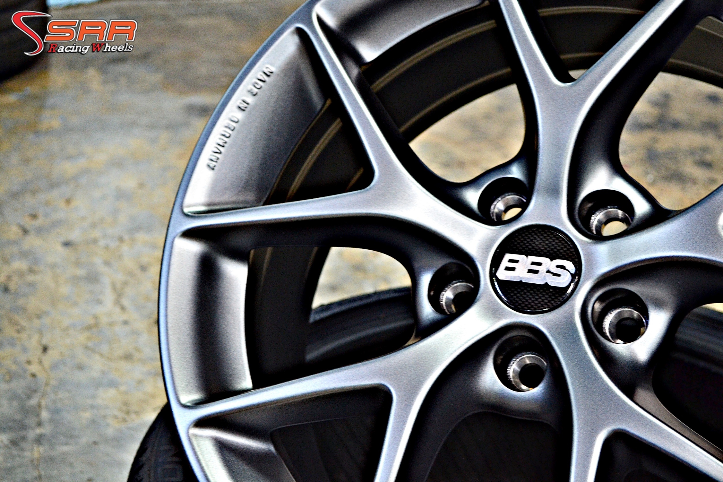 BBS-SR SR017 ล้อแท้ GERMANY ขอบ18 5x114.3 HIMALAYA GREY