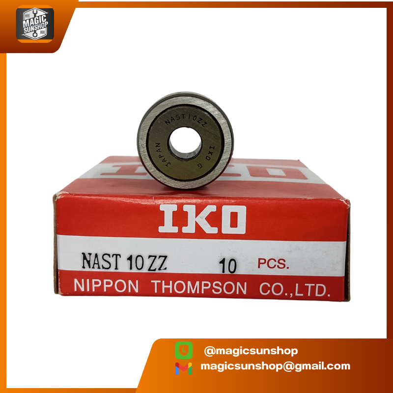 IKO Roller Followers, With Cage,Inner Ring NAST10ZZ 30x10x16mm.