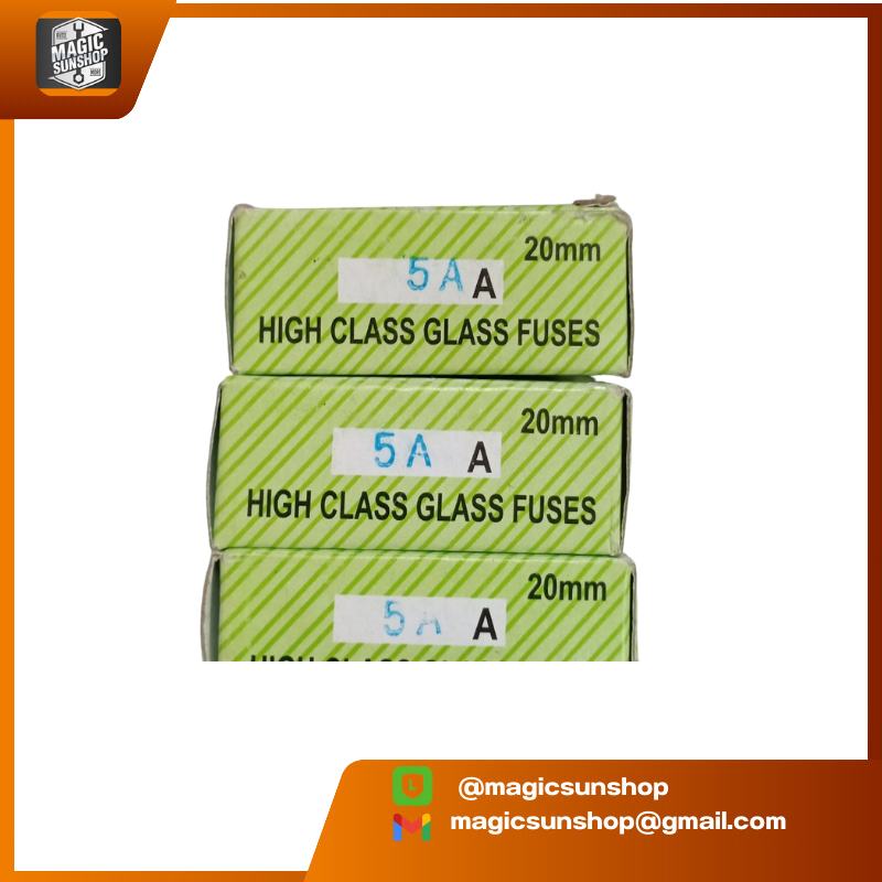 ฟิวส์แก้ว 5A/250V 5x20mm. BETA TF2-03.15