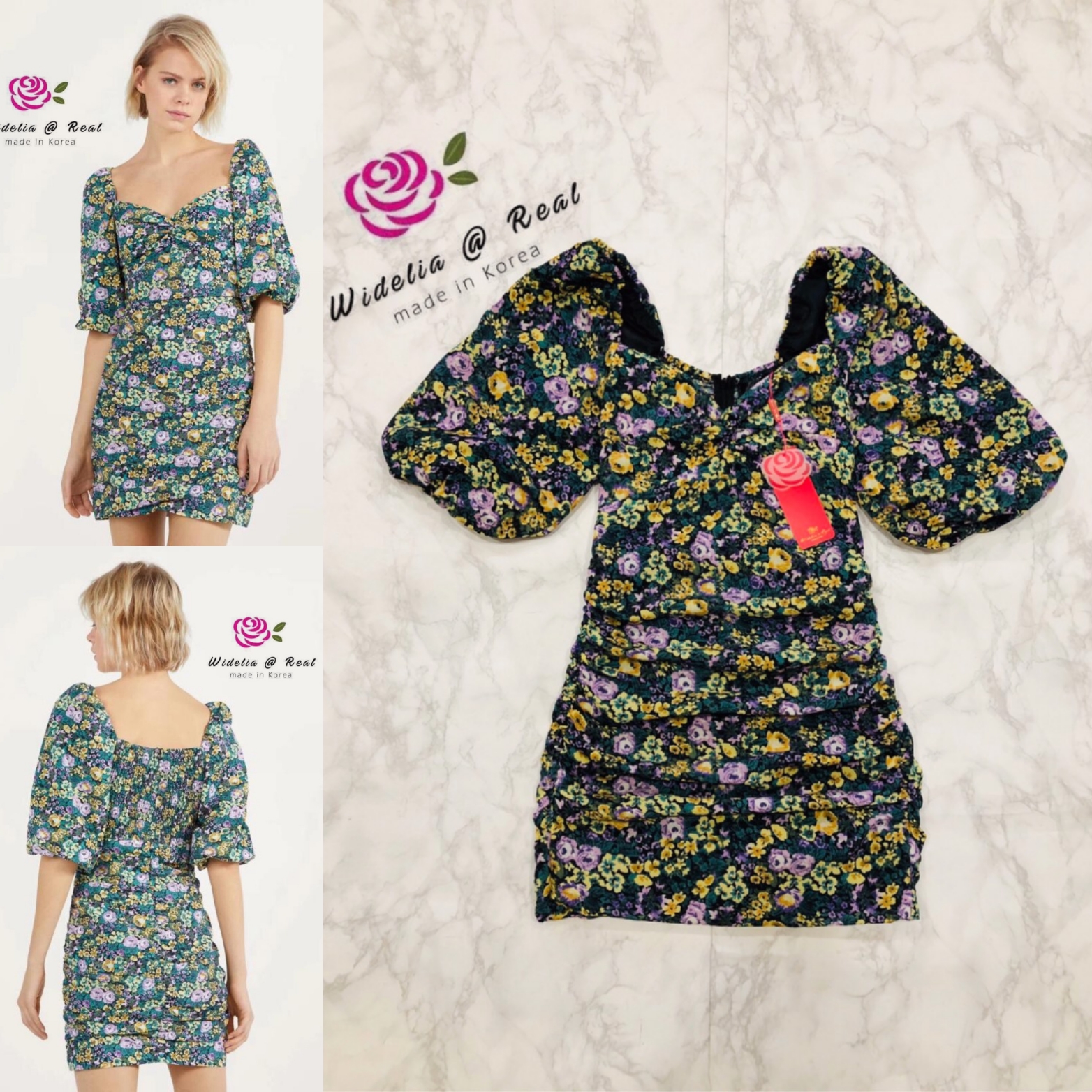 ZR Mini Dress มินิเดรสแขนพองตัวสวย ตัวนี้สวยปังมากค่ะ