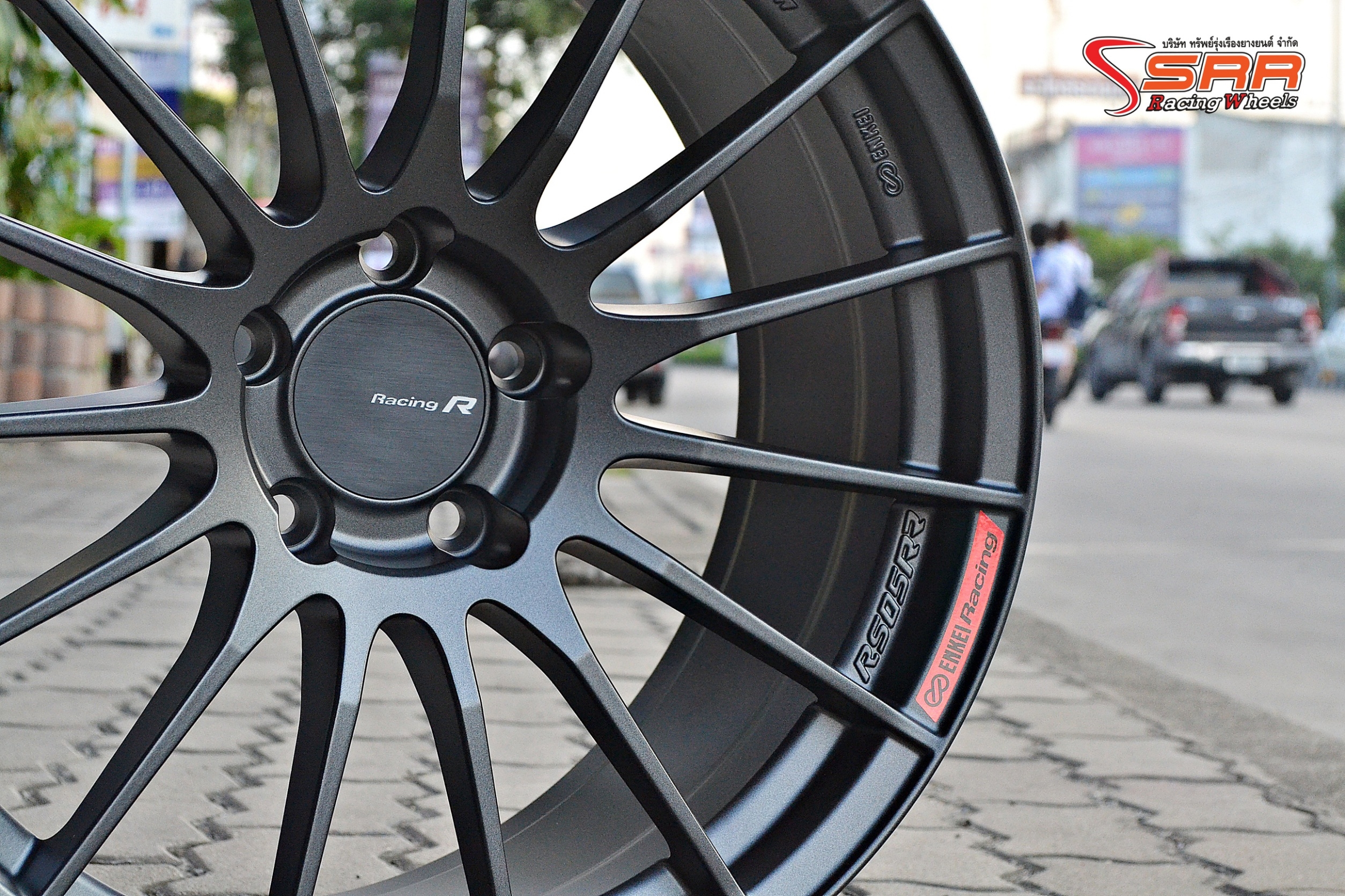 ENKEI RS05RR ล้อแท้ญี่ปุ่น ขอบ18 5x114.3 ET+35 Matte Dark Gunmetallic