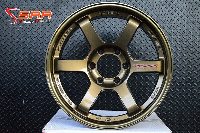 TE37 SUV ขอบ18 นิ้ว สีน้ำตาลตัวหนังสือแดง