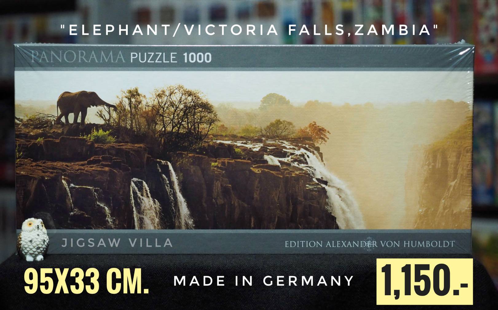 HEYE - Elephant, Victoria Falls, Zambia by Alexander Von Humboldt (Panorama) 1000 pcs.
