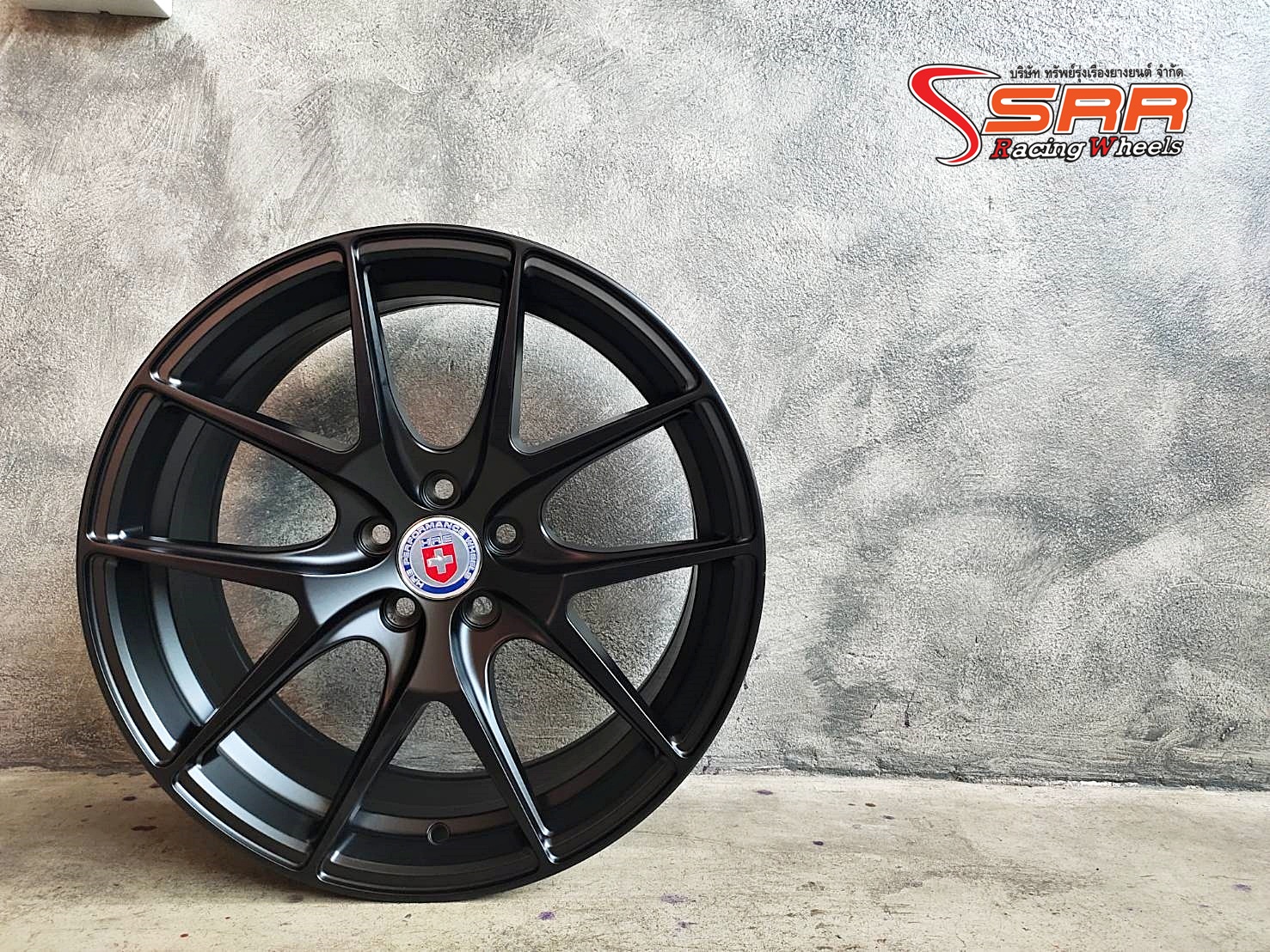 HRE TKHR ขอบ17 ET30 5x100 BLACK-FLAT