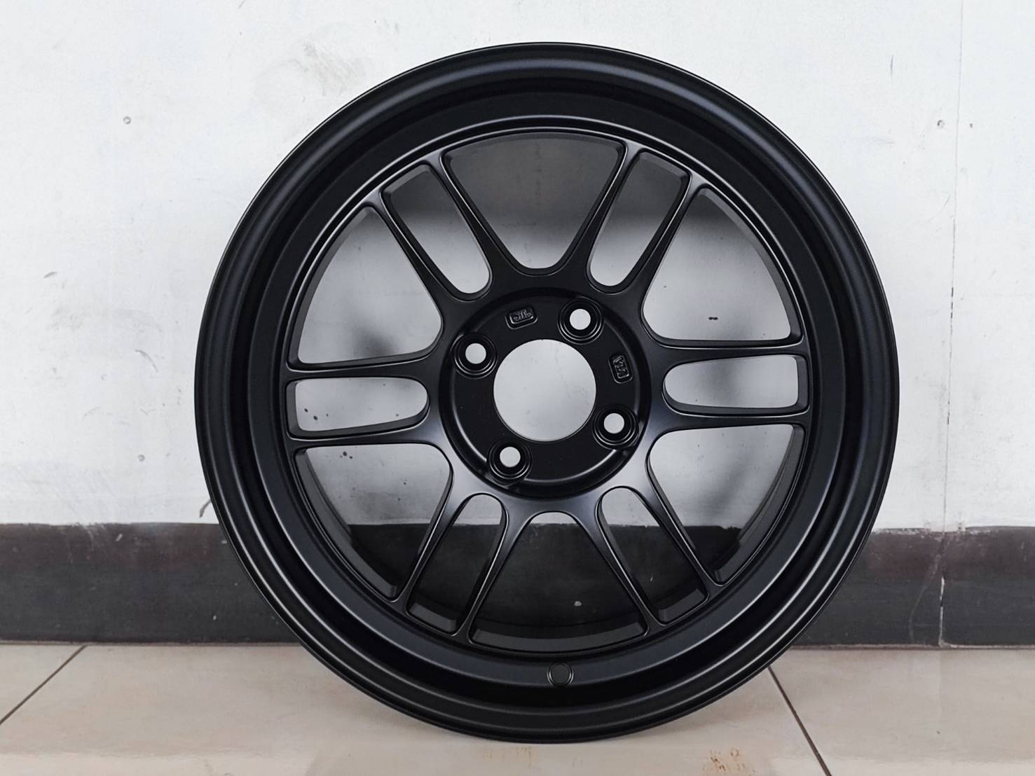 ENKEI RPF1 ล้อแท้ญี่ปุ่น ขอบ15x8 4x100 ET28 MATTE BLACK