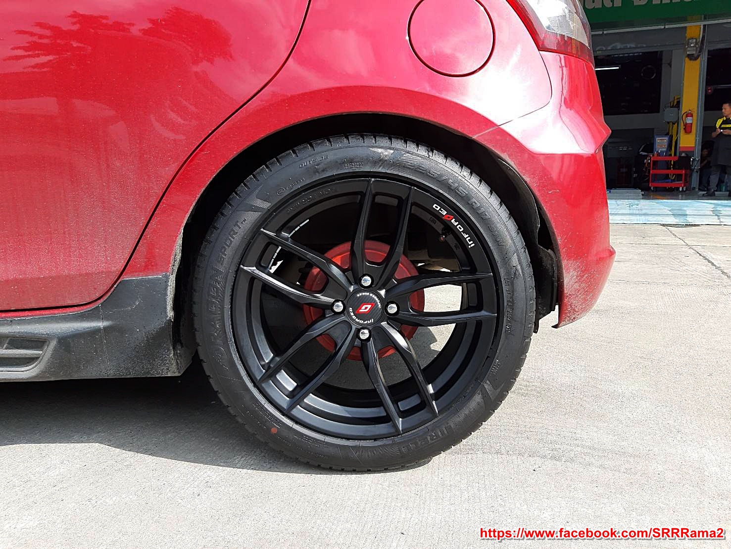 INFORGED IFG-28 ขอบ17 ET42 4x100 FB (สีดำด้าน)