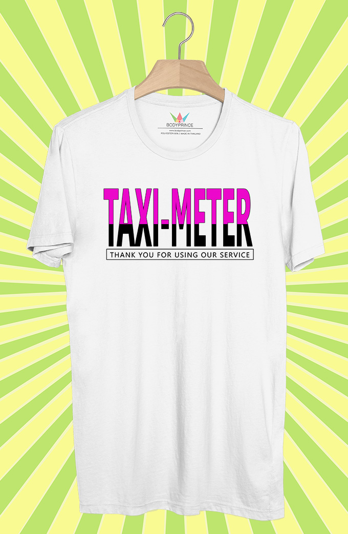 BP362 เสื้อยืด TAXI-METER #4
