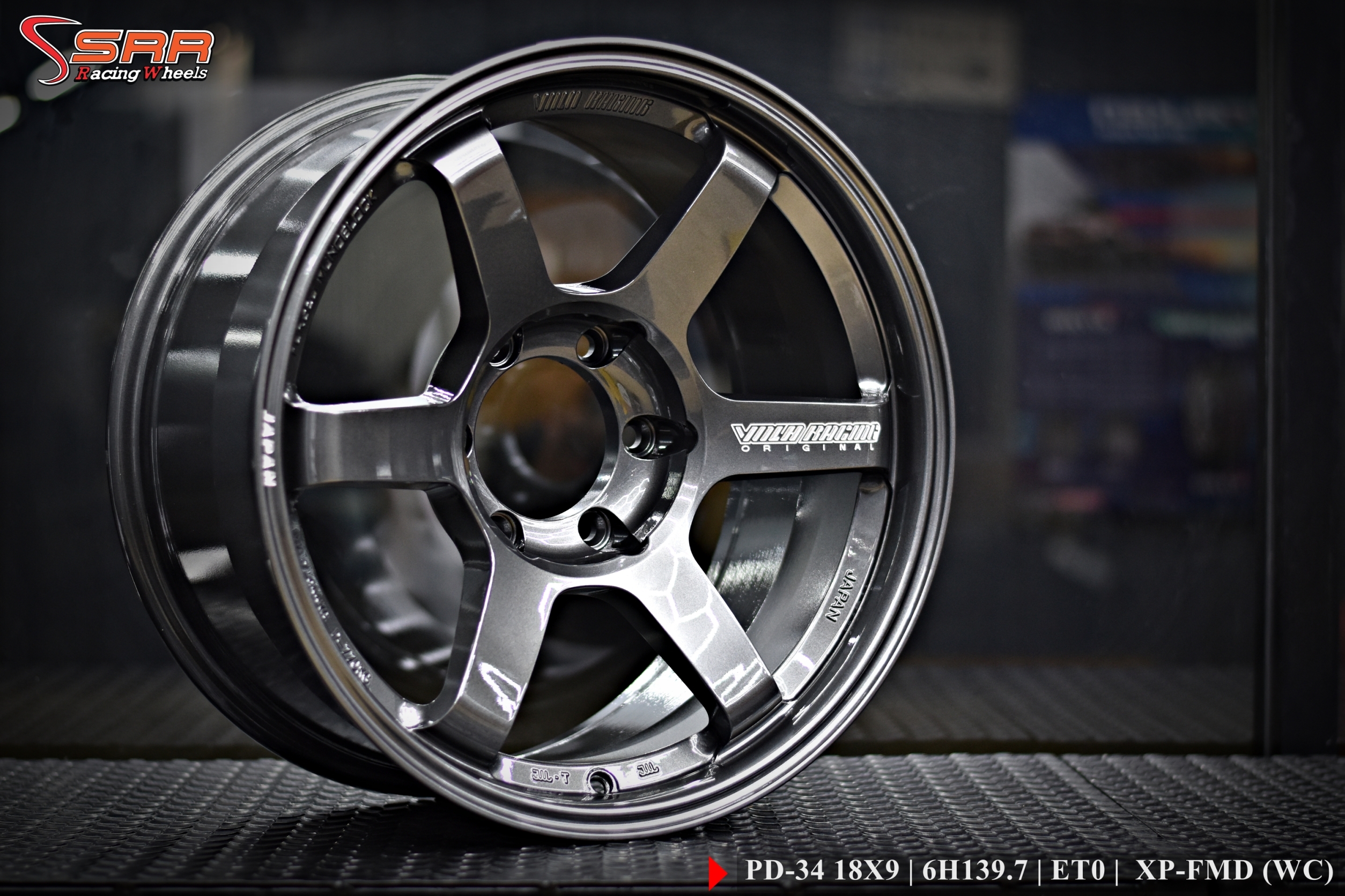 PREDATOR PD-34 TE37 ขอบ18 6H139.7 ET0 XP-FMD (WC)