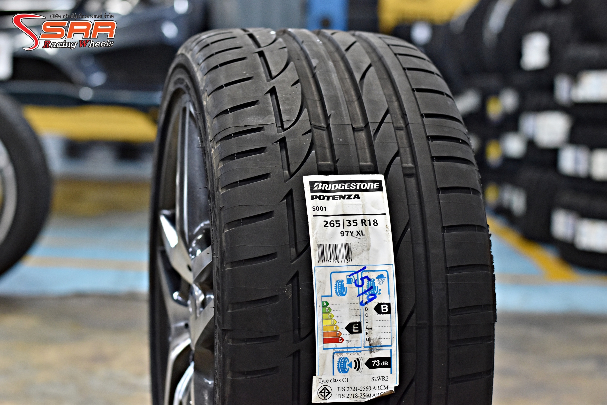 BRIDGESTONE POTENZA S001 265/35R18 ยางนำเข้า ปี19 ราคาพิเศษ