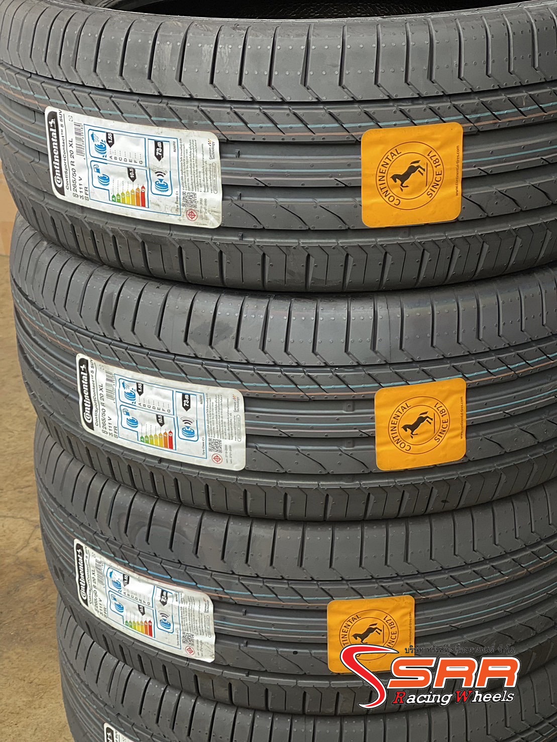 CONTINENTAL CONTISPORTCONTACT 5 SUV 265/50R20 ลดราคาพิเศษ 4,900฿