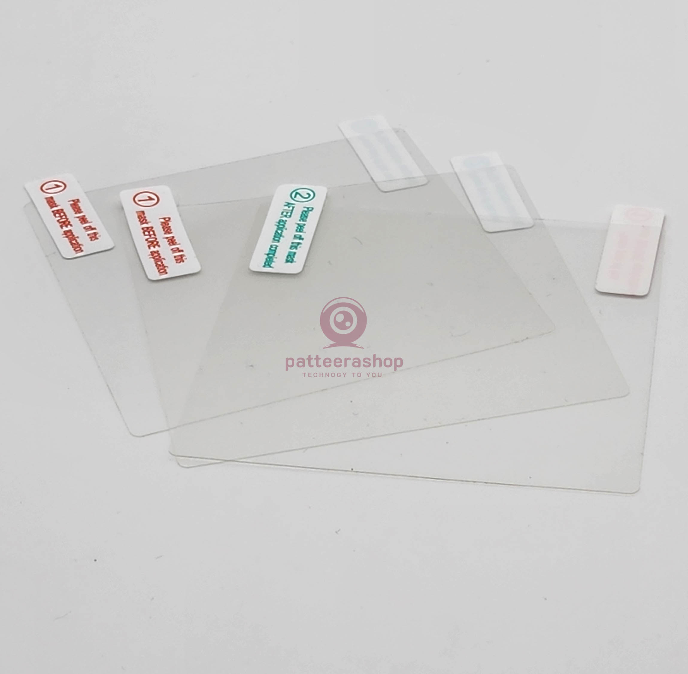 แผ่นฟิล์มใสสูญญากาศ electrostatic film (แพค3ชิ้น) 8x8 ซม. ใช้สำหรับ ติดกล้องติดรถยนต์ หรือ Easy Pass