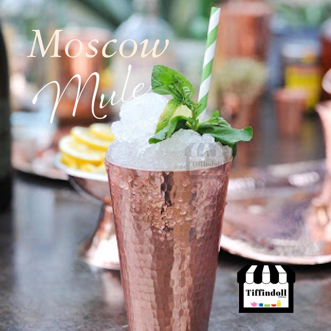 แก้วMoscow Mule แก้วสแตนเลส แก้วค็อกเทล แก้วทรงสูง copper