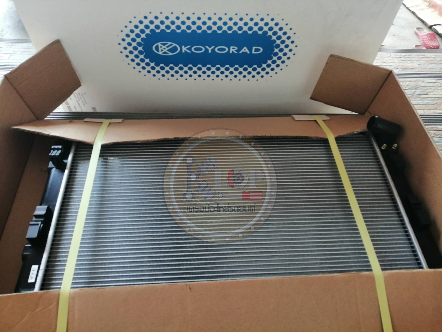 แผงหม้อน้ำรถยนต์(KOYORAD) MITSUBISHI LANCER EX 1.8,2.0 ปี2012 (AUTO, MANUAL)