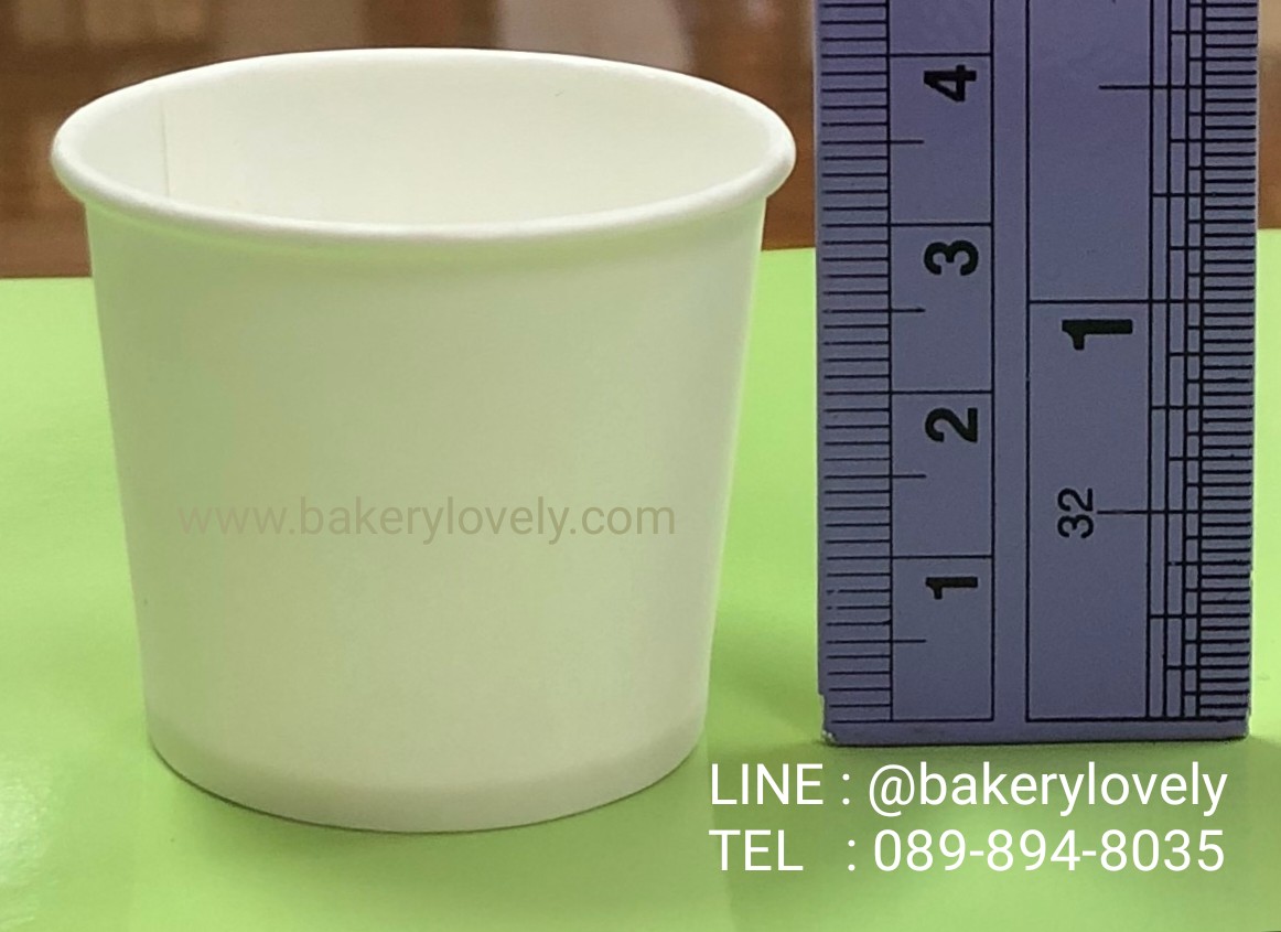 แก้วกระดาษ สีขาว 1 ออนซ์ ( แก้วชิม )