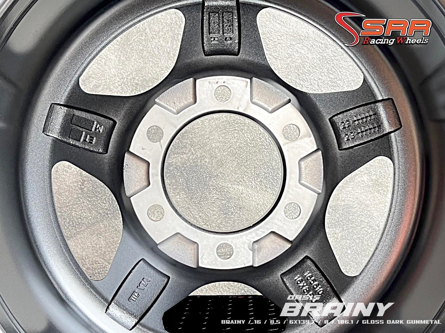 OASIS BRAINY ขอบ16 6x139.7 GLOSS DARK GUNMETAL ราคาพิเศษ