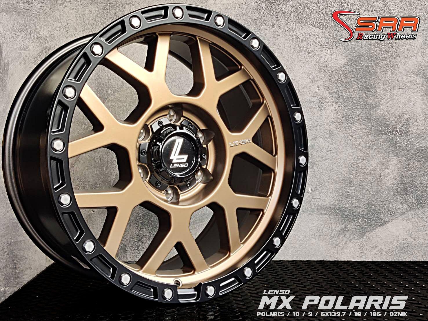 LENSO MX-POLARIS ขอบ18 6x139.7 ET18 มีทั้งหมด 3สี ราคาพิเศษ