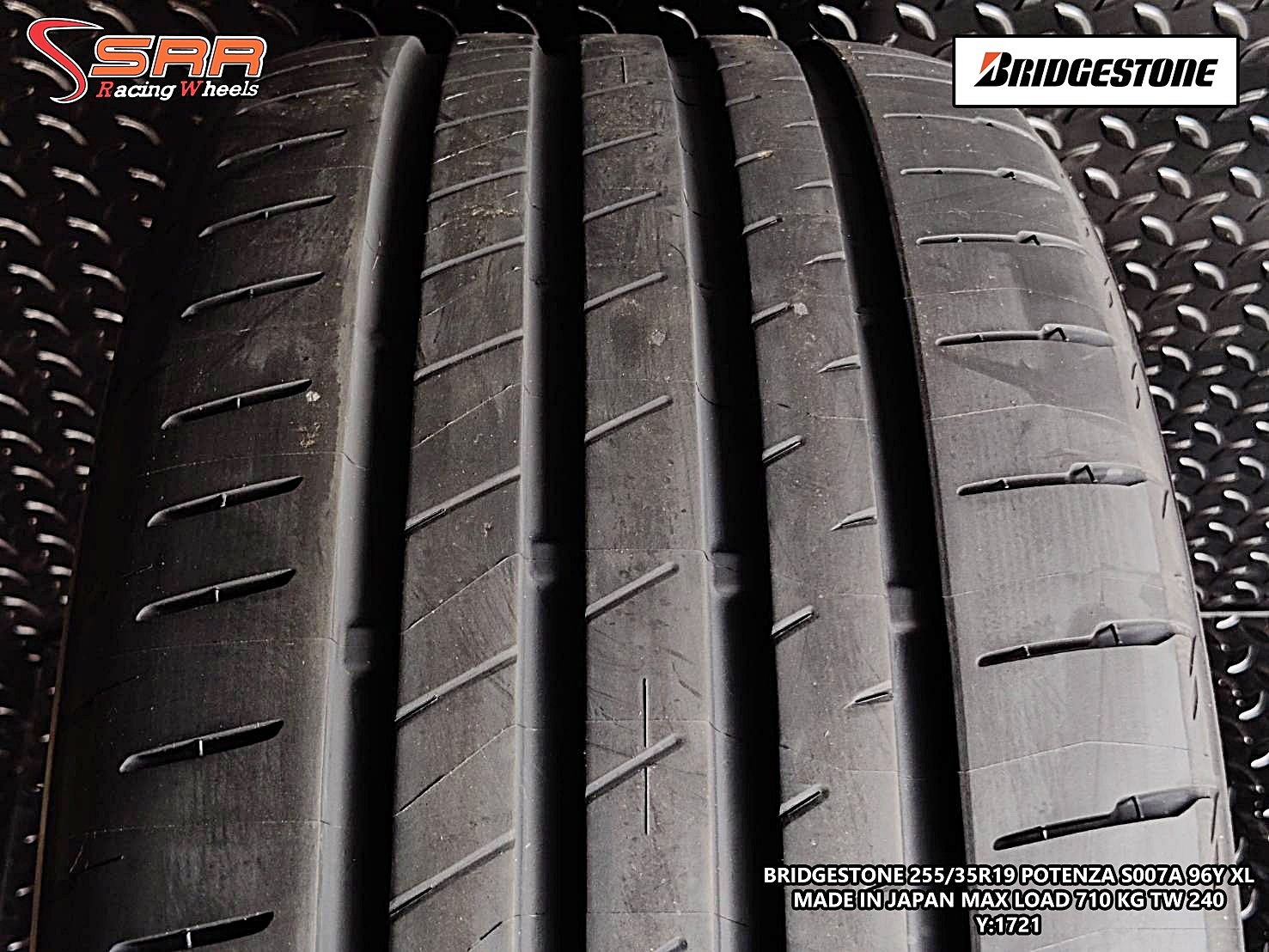 BRIDGESTONE POTENZA S007A 255/35R19 ยางใหม่ปี2021 ราคาพิเศษ