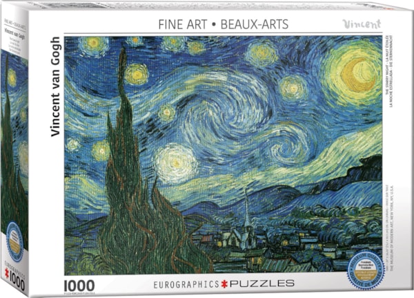 Eurographics - Starry Night by Vincent Van Gogh (Non-Pattern) 1000 pcs.