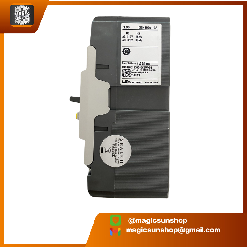 923181 LS Circuit Breaker EBN103C 3P 15A 30mA