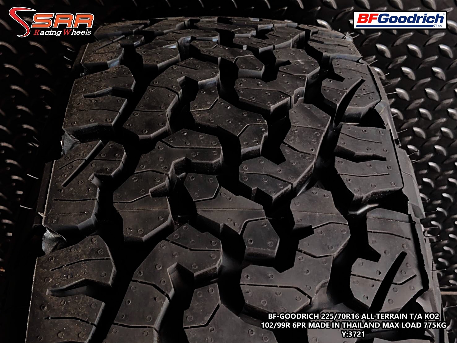 BFGoodrich All Terrain KO2 225/70R16 ยางใหม่ ปี2021 ราคาพิเศษ