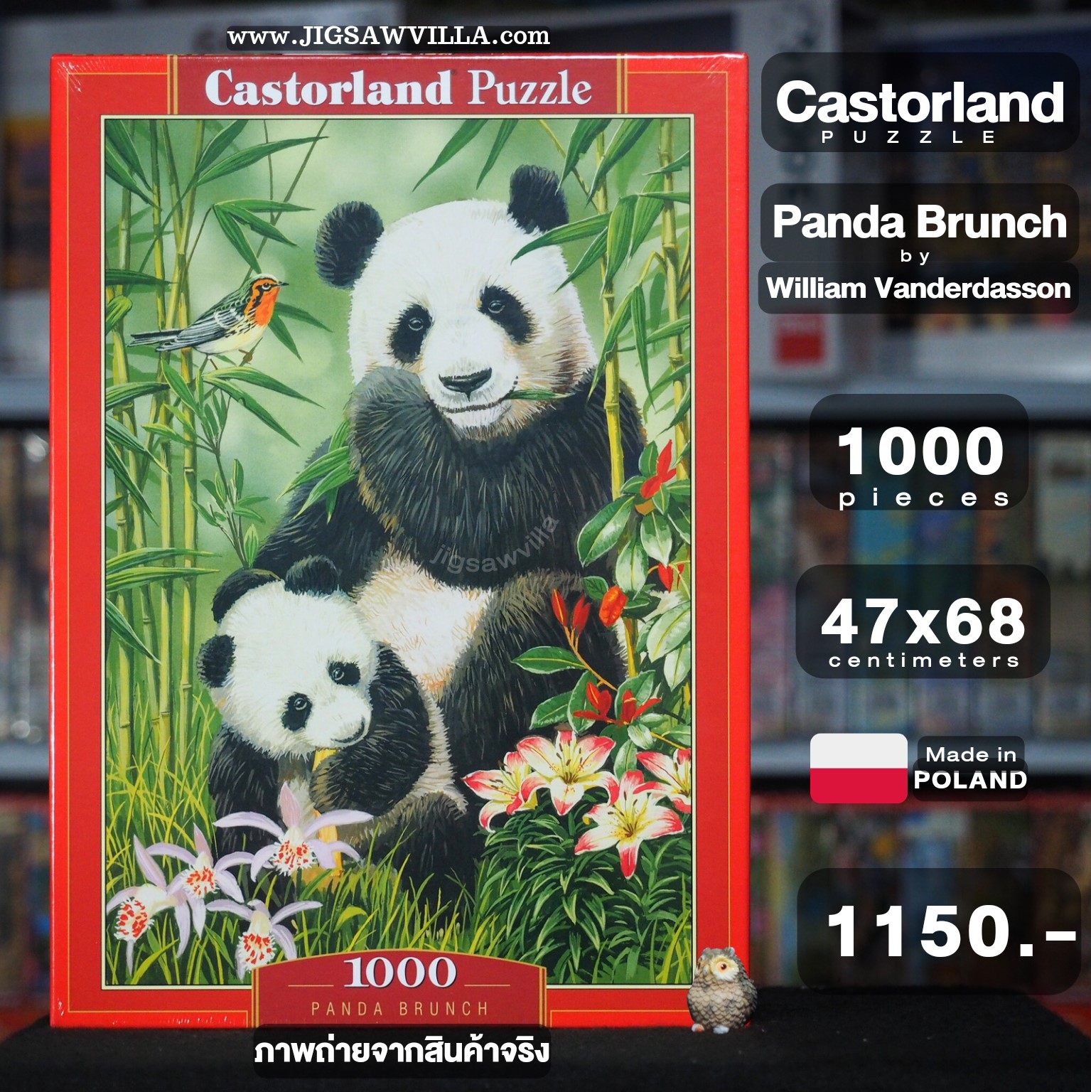 Castorland - Panda Brunch by William Vanderdasson 1000 pcs.