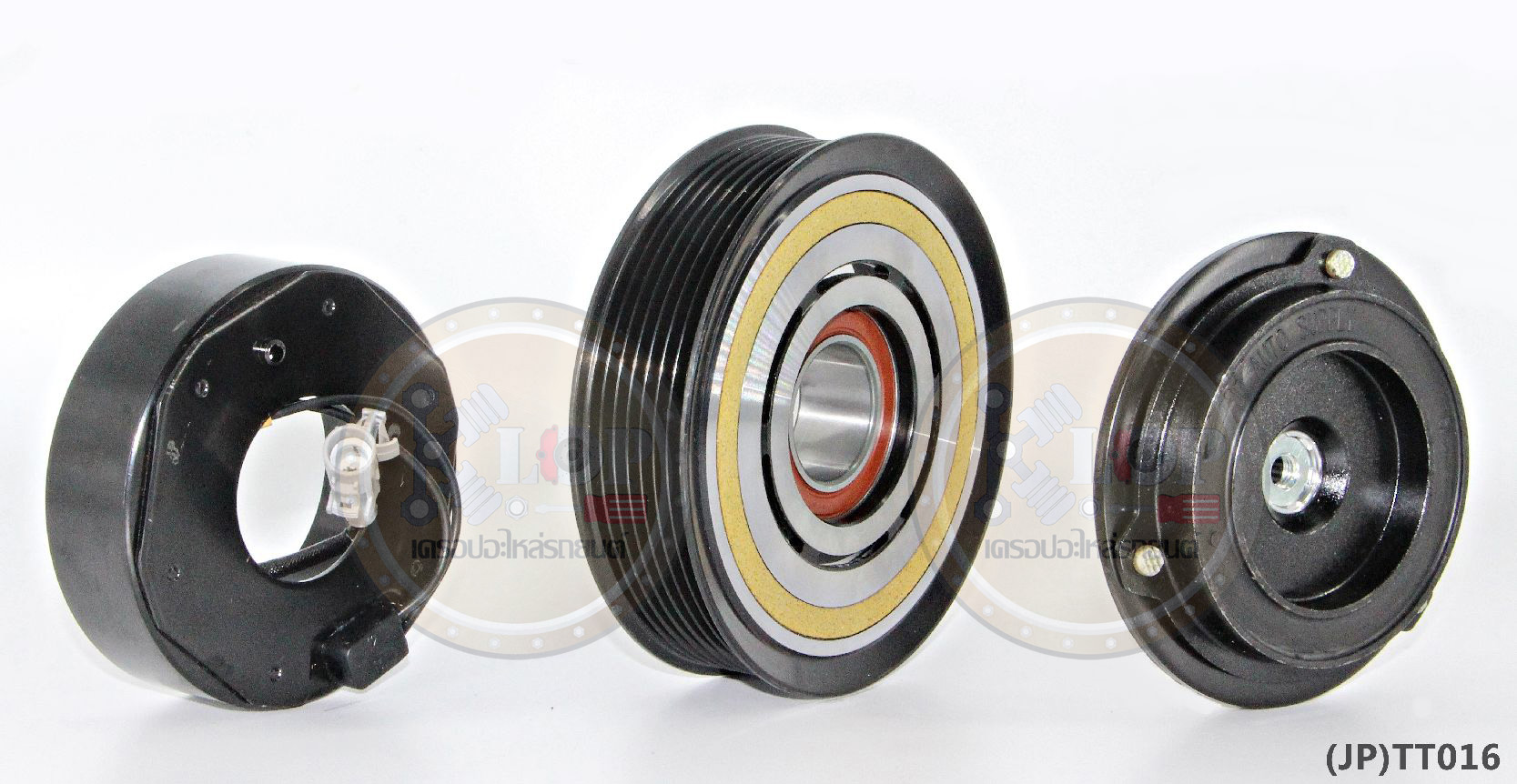 (JP)TT016-JP ชุดหน้าคลัทช์(Vinn) Toyota D4D,COMMUTER,INNOVA (PA) (ญี่ปุ่น) 125mm. 7PK 12V.