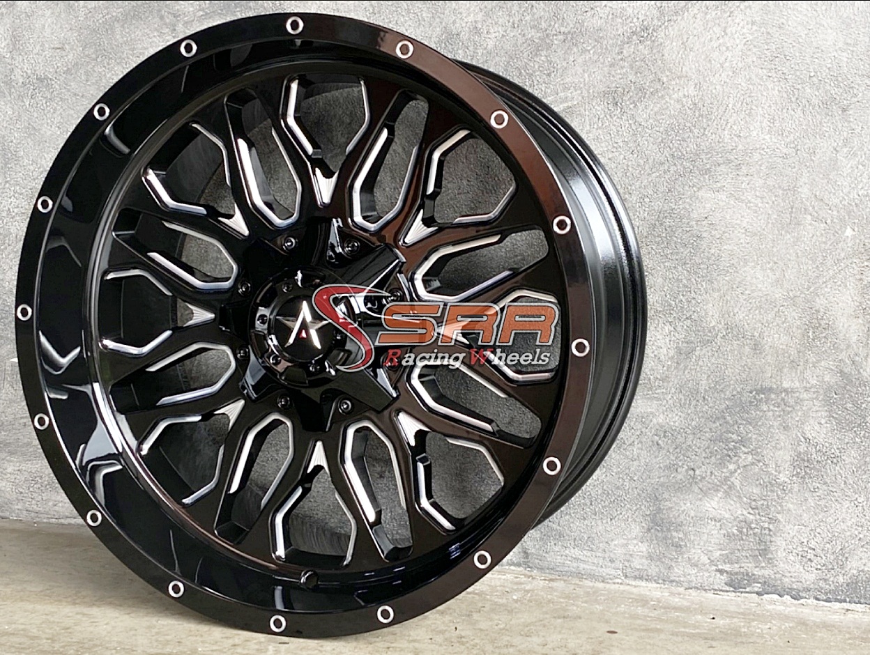 OASIS OW-DUO 20x10 6x139.7 ET-18 BLACK & MILLED
