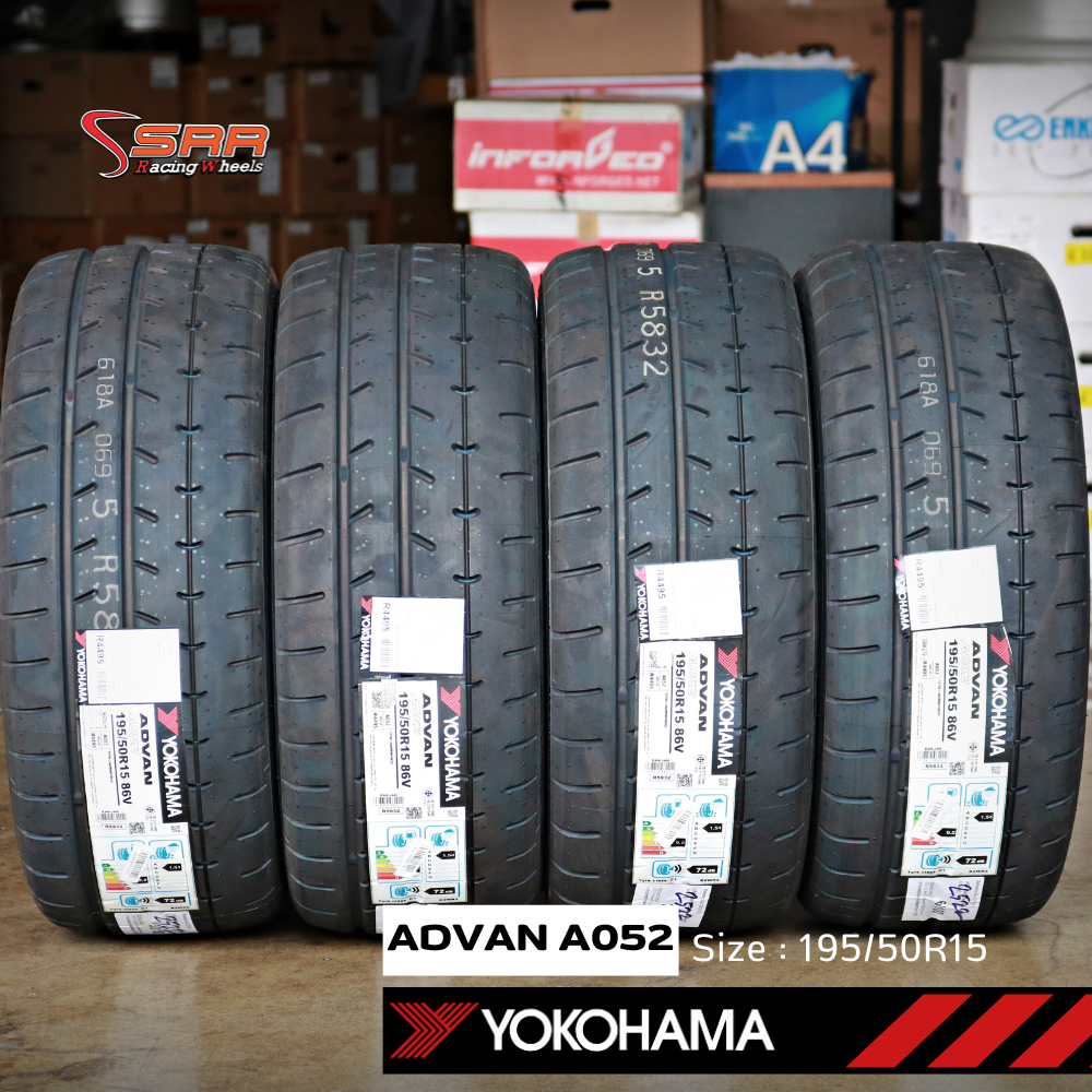 YOKOHAMA ADVAN A052 195/50R15 ยางสปอร์ตญี่ปุ่น ราคาพิเศษ