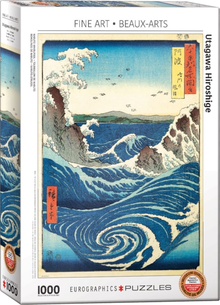 Eurographics - Naruto Whirlpool by Utagawa Hiroshige (Non-Pattern) 1000 pcs.