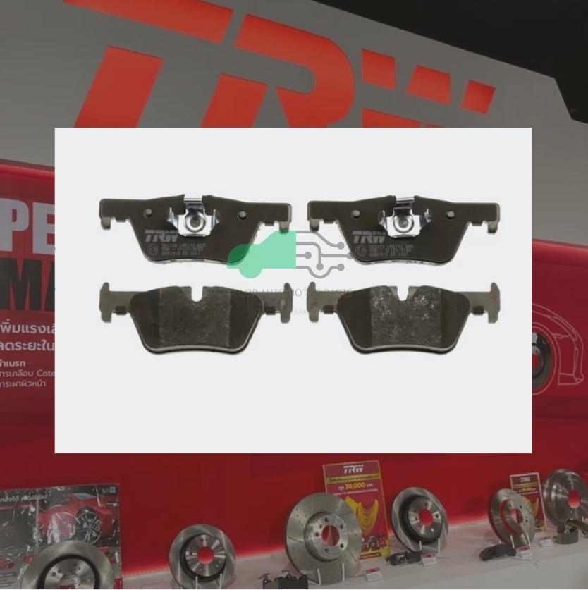 GDB1919 ผ้าเบรกหลังแท้ TRW (COTEC) : BMW F20, F21 114i, 116i, 114d, 116d / 1.6L, 2.0L 2011- , F30,F32, F33, F82