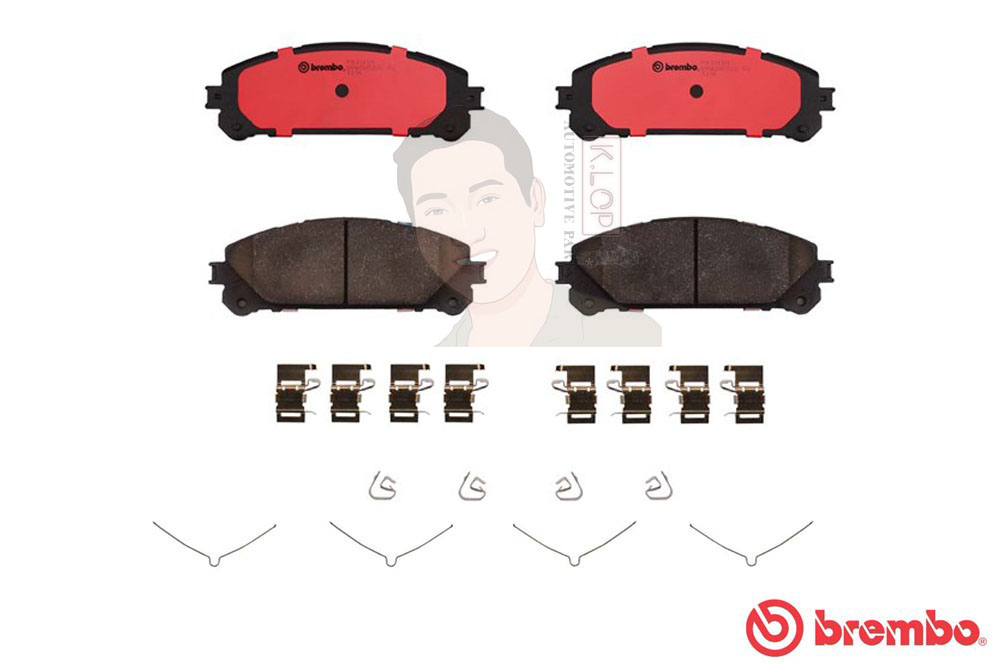 P83 145C ผ้าเบรก F (แท้ BREMBO รุ่น Ceramic) LEXUS อาร์เอ๊กซ์ RX270 350 450 ปี2008-2015 / LEXUS เอ็นเอ็กซ์ NX ปี2014->