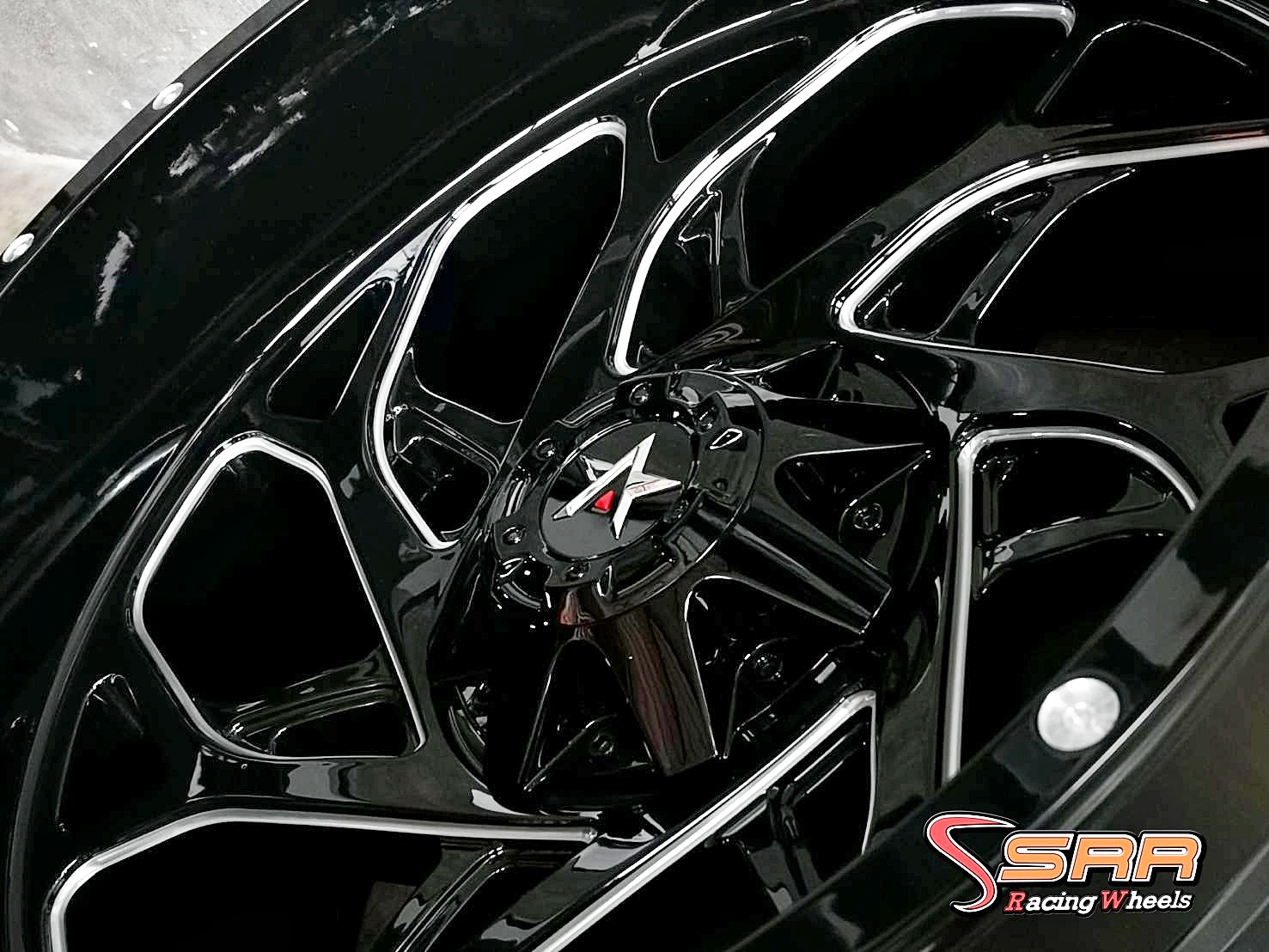 OASIS OW036 ขอบ22 6H139.7 ET-42 BLACK-MILLED ราคาพิเศษ