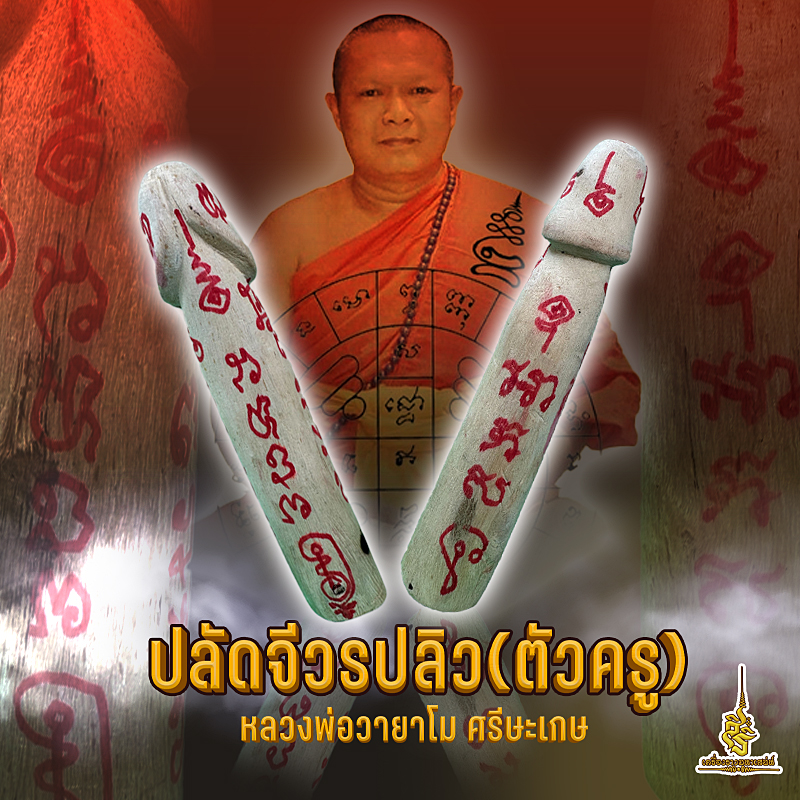 ปลัดจีวรปิวตัวครู หลวงพ่อวายาโม ศรีษะเกษ F