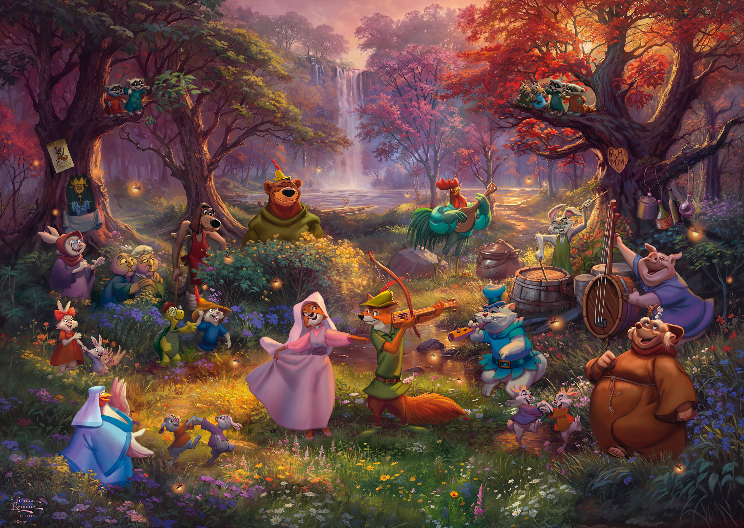 Schmidt - Disney - Robin Hood by Thomas Kinkade 1000 pcs.