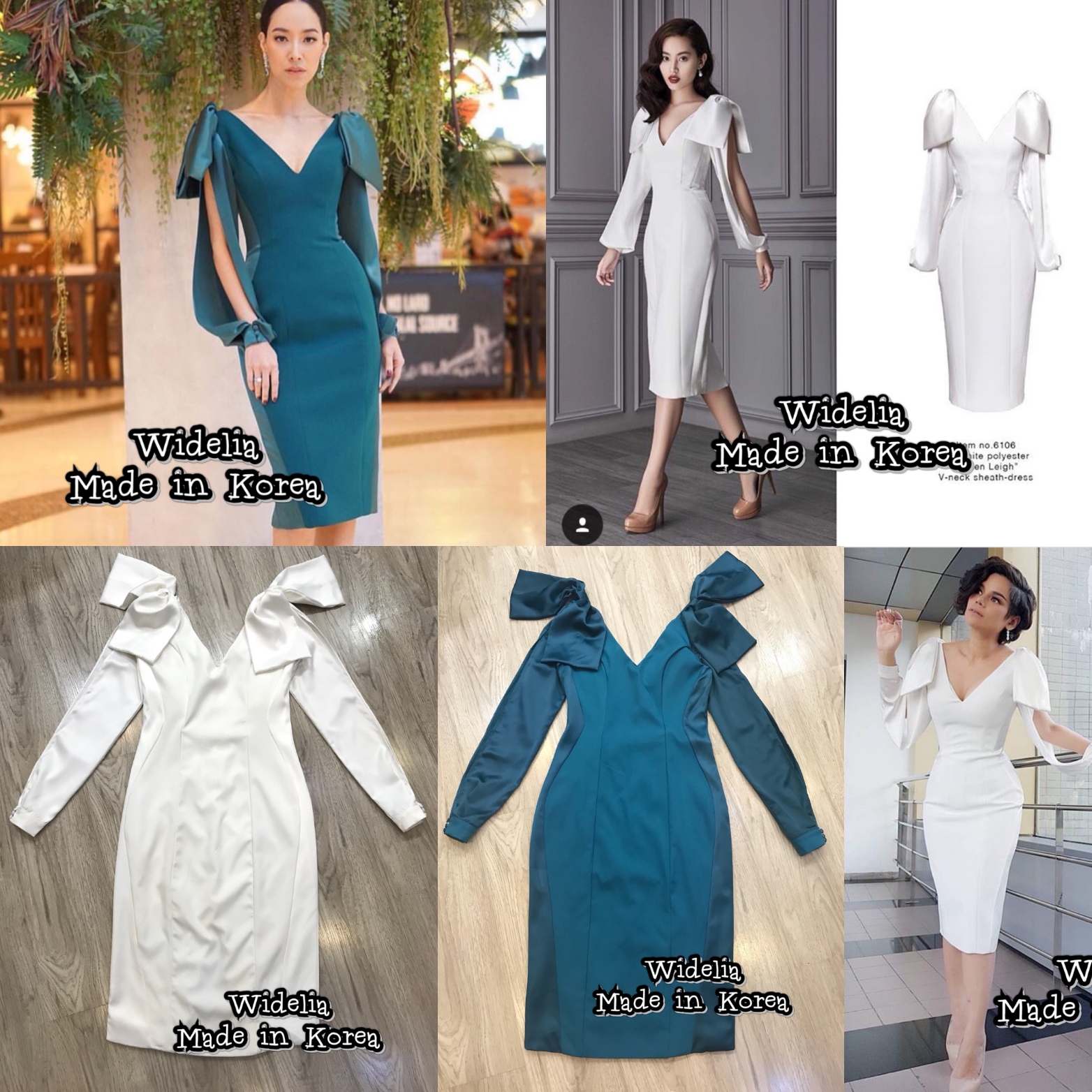 *พร้อมส่ง*Poem Dress :: เดรสผ้าเรียบตัวสวย คัตติ้งสุดปัง