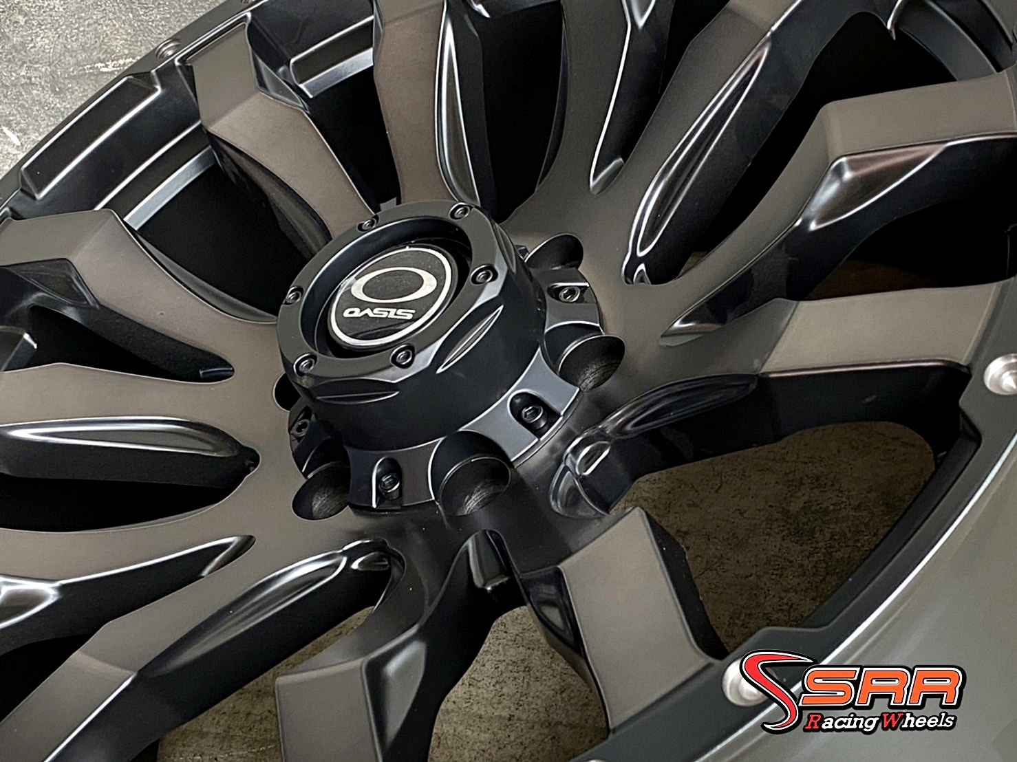 MARVEL-26 OASIS 20x9 6H139.7 ET+18 สีดำด้านหน้าชา