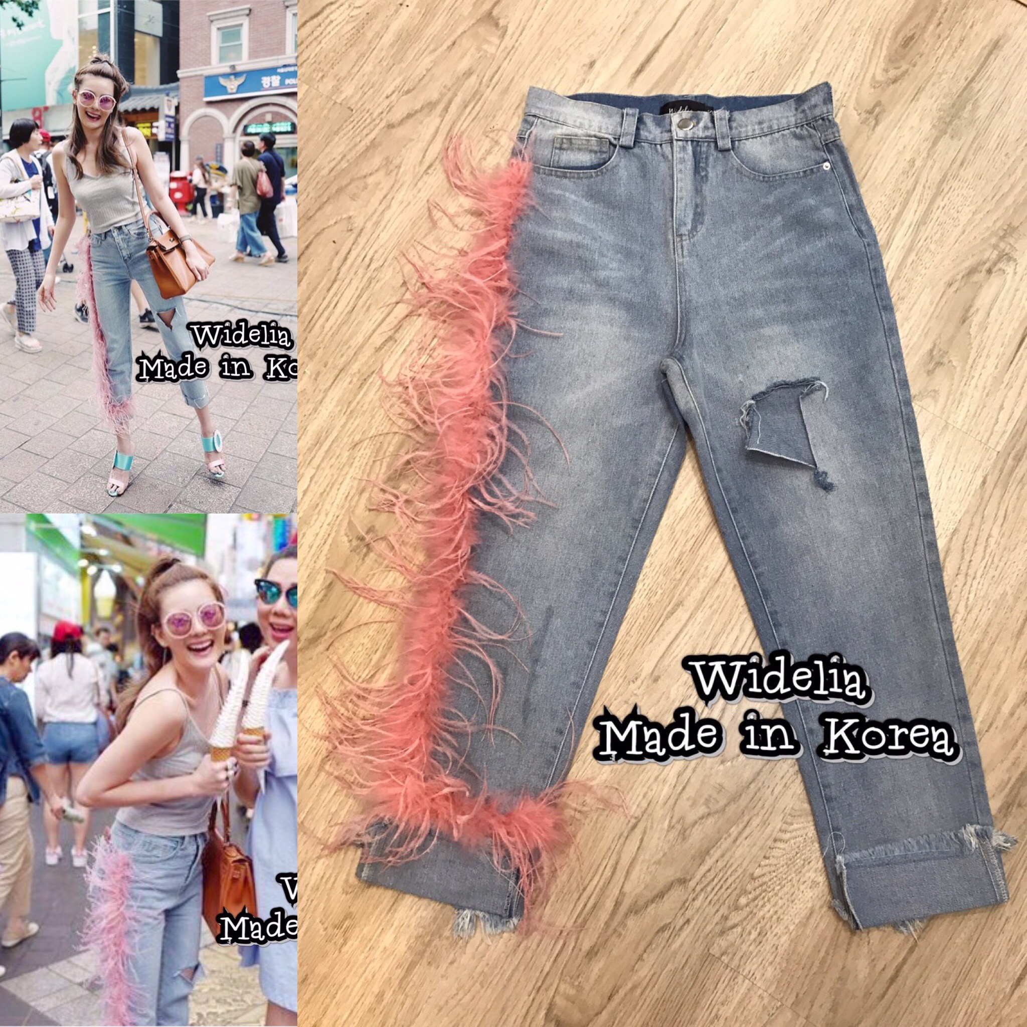 *พร้อมส่ง*WEV Pant :: กางเกงยีนส์ทรง boyfriend