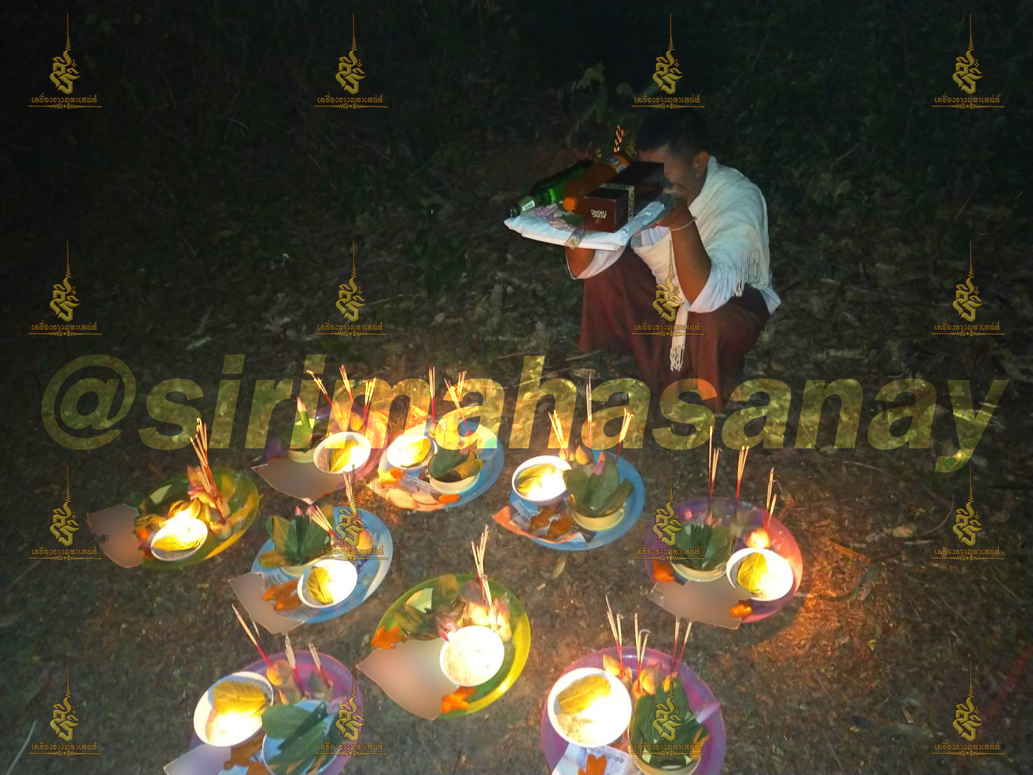 พิธีฝังหุ่นเรียกจิตสายเขมร (ทำให้รัก) อาจารย์เขมร พนมกุเลน