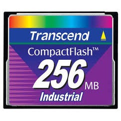 Transcend Cf card CompactFflash Industrial Grade 256mb